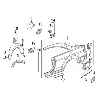 Mercedes-Benz OE - Quarter Panel & Components