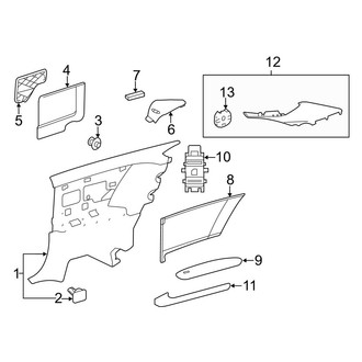 Mercedes-Benz OE - Quarter Panel - Interior Trim