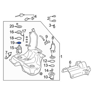 Mercedes-Benz OE - Fuel Filter Seal