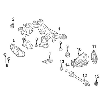 Mercedes-Benz OE - Rear Suspension - Drive Axles