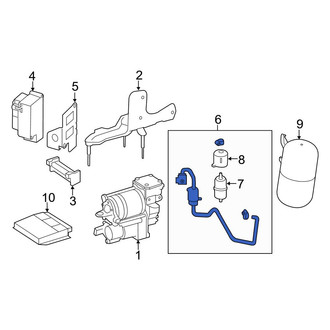 Mercedes-Benz OE - Rear Air Suspension Compressor Filter