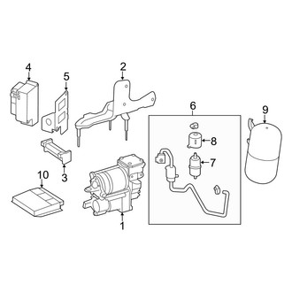 Mercedes-Benz OE - Rear Suspension - Ride Control Components