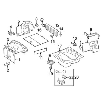 Mercedes-Benz OE - Rear Body & Floor - Interior Trim (Trunk)