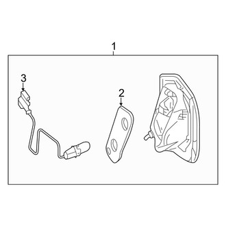 Mercedes-Benz OE - Rear Lamps - Backup Lamps
