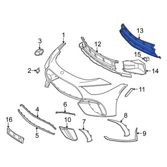 Mercedes-Benz OE - Front Lower Inner Grille