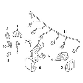 Mercedes-Benz OE - Front Bumper & Grille - Electrical Components