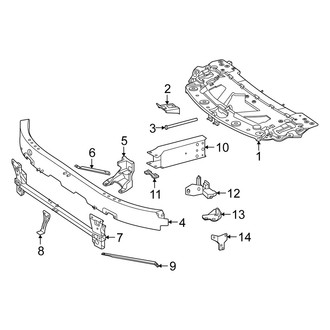 Mercedes-Benz OE - Radiator Support