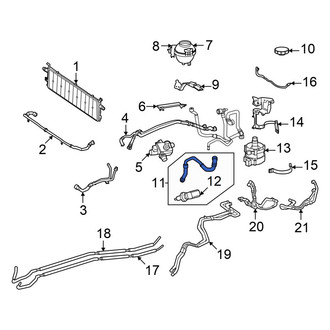 Mercedes-Benz OE - Drive Motor Battery Pack Coolant Hose