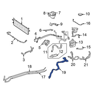 Mercedes-Benz OE - Drive Motor Battery Pack Coolant Hose