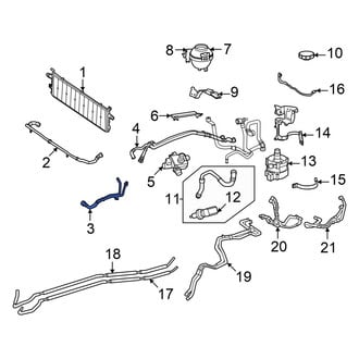 Mercedes-Benz OE - Drive Motor Battery Pack Coolant Hose