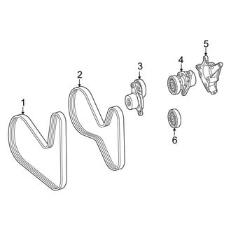 Mercedes-Benz OE - Cooling - Belts & Pulleys