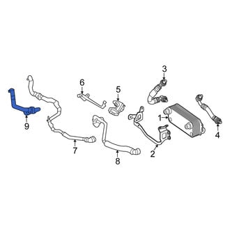 Mercedes-Benz OE - Drive Motor Battery Pack Coolant Hose