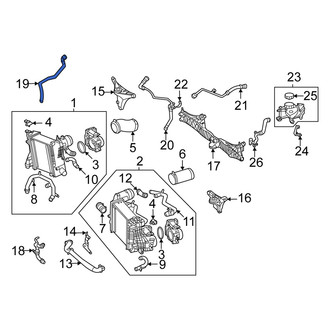 Mercedes-Benz OE - Intercooler Hose