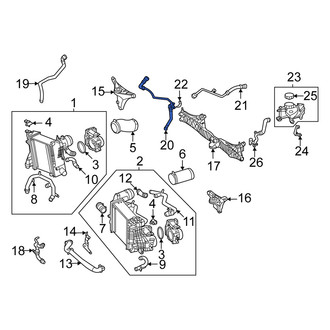Mercedes-Benz OE - Intercooler Hose