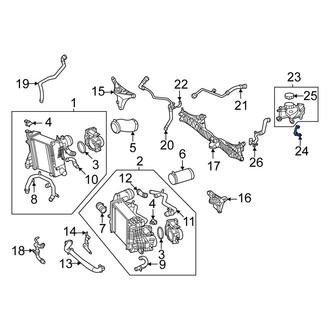 Mercedes-Benz OE - Turbocharger Coolant Reservoir Bracket