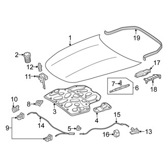 Mercedes-Benz OE - Hood & Components