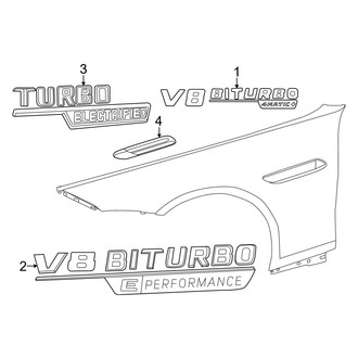 Mercedes-Benz OE - Fender - Exterior Trim
