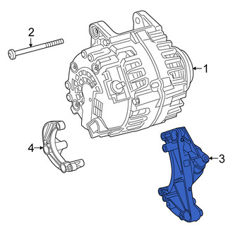 Mercedes-Benz OE - Rear Alternator Bracket