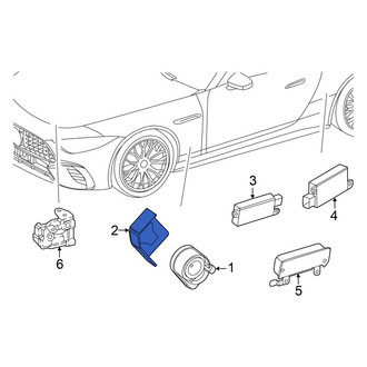 Mercedes-Benz OE - Anti-Theft Alarm Siren Bracket