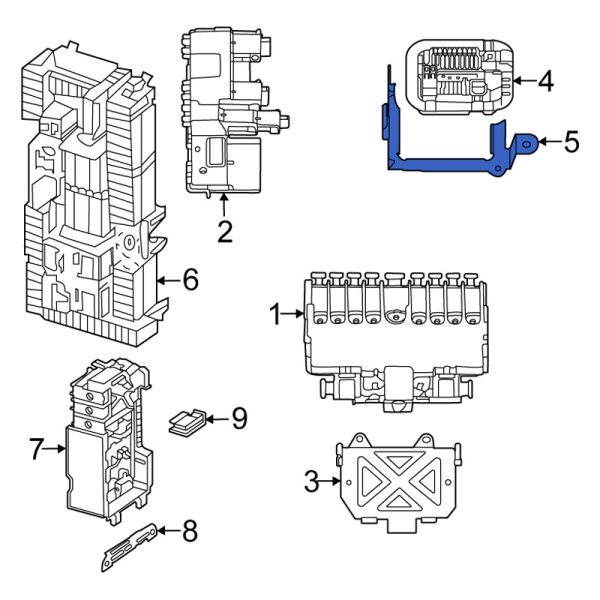 Fuse and Relay Center Bracket