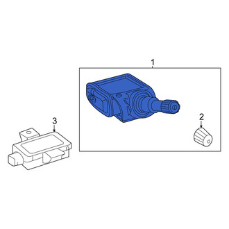 Mercedes-Benz OE - Tire Pressure Monitoring System (TPMS) Sensor