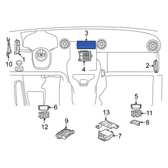 Mercedes-Benz OE - Infotainment Display Control Module