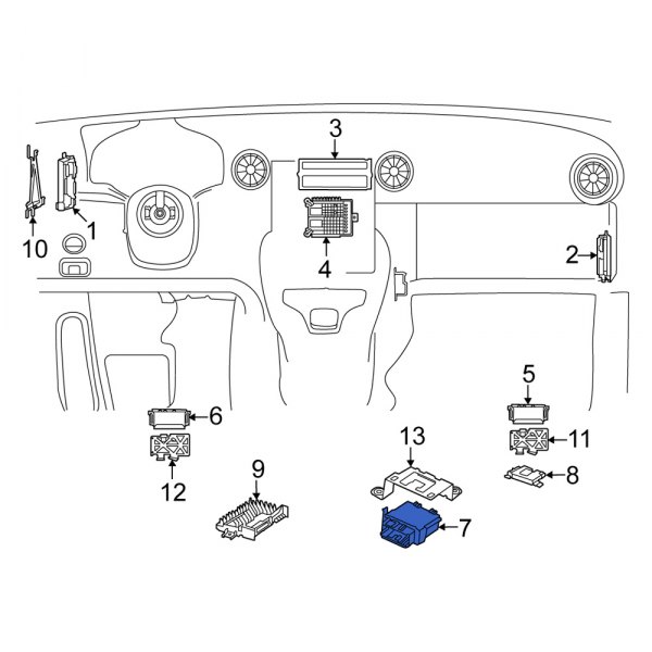 MercedesBenz OE 2329003802 Seat Heater Control Module