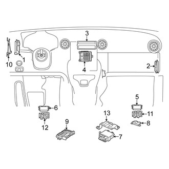 Mercedes-Benz OE - Electrical Components (Cabin Control Modules)