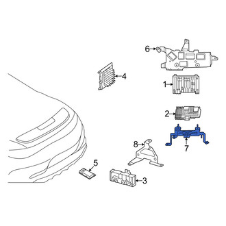 Mercedes-Benz OE - Air Bag Passenger Presence Module Bracket