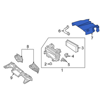 Mercedes-Benz OE - Front Air Cleaner Cover
