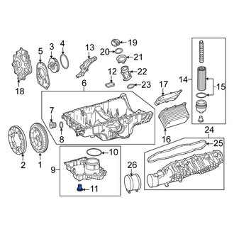 Mercedes-Benz OE - Engine Oil Drain Plug