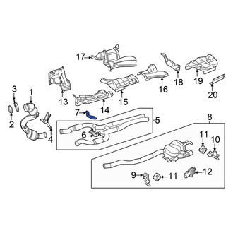 Mercedes-Benz OE - Exhaust System Hanger Bracket