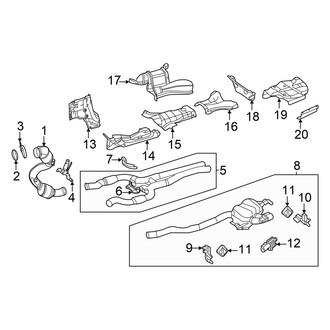 Mercedes-Benz OE - Exhaust System - Exhaust Components