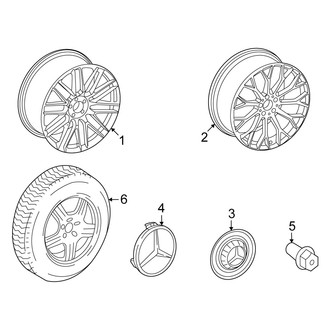 Mercedes-Benz OE - Wheels (21" Wheels)