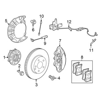 Mercedes-Benz OE - Front Suspension - Brake Components