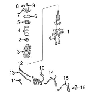 Mercedes-Benz OE - Front Suspension - Struts & Components (With AMG Active Ride Control)