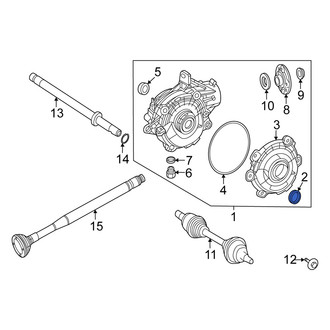 Mercedes-Benz OE - Rear Drive Axle Shaft Seal