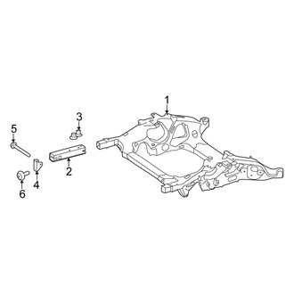 Mercedes-Benz OE - Front Suspension - Suspension Mounting