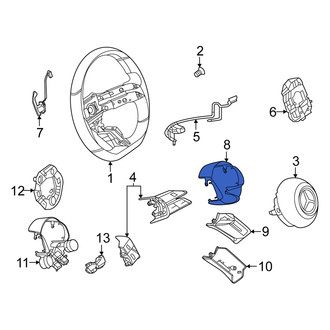 Mercedes-Benz OE - Upper Steering Wheel Back Cover