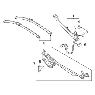 Mercedes-Benz OE - Windshield - Wiper & Washer Components (Wiper Components)