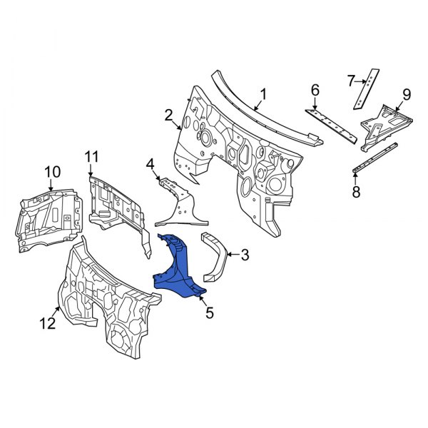 Cowl Crossmember Bracket