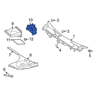 Mercedes-Benz OE - HVAC Air Inlet Housing