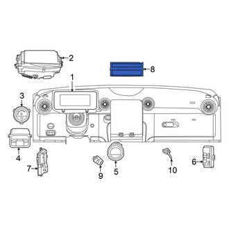 Mercedes-Benz OE - Infotainment Display Control Module