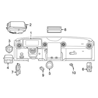 Mercedes-Benz OE - Instrument Panel - Cluster & Switches