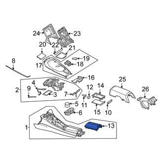 Mercedes-Benz OE - Center Console Armrest