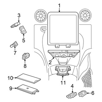 Mercedes-Benz OE - Console - Electrical Components