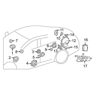 Mercedes-Benz OE - Console - Sound System