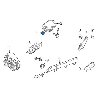 Mercedes-Benz OE - Instrument Panel Air Bag Nut