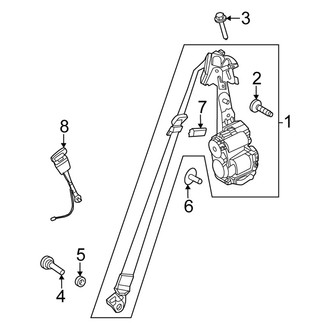 Mercedes-Benz OE - Restraint Systems - Front Seat Belts