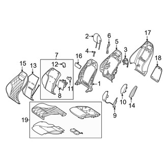 Mercedes-Benz OE - Seats & Tracks - Passenger Seat Components